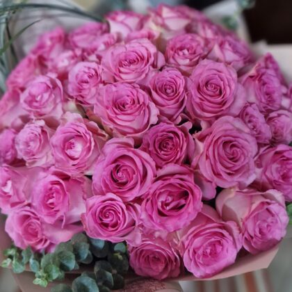 Buchet 51 Trandafiri Pink Roses